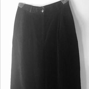 Gucci black velvet pants, 44 eu